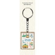 Wooden Keyring | G'day From Melbourne Wooden Keyring | G'day From Melbourne